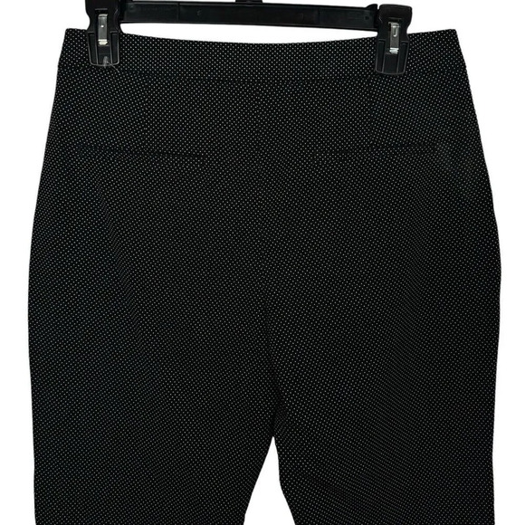 NWT ZARA Micro Polka Dot Dress Pants Trousers Size 4 Black White 30x27.5 Ankle - Picture 4 of 9